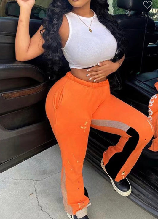 Gal Joggers Orange